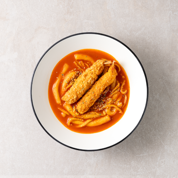 통새우튀김 떡볶이
