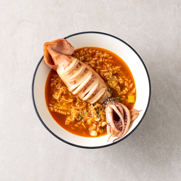 통오징어라면